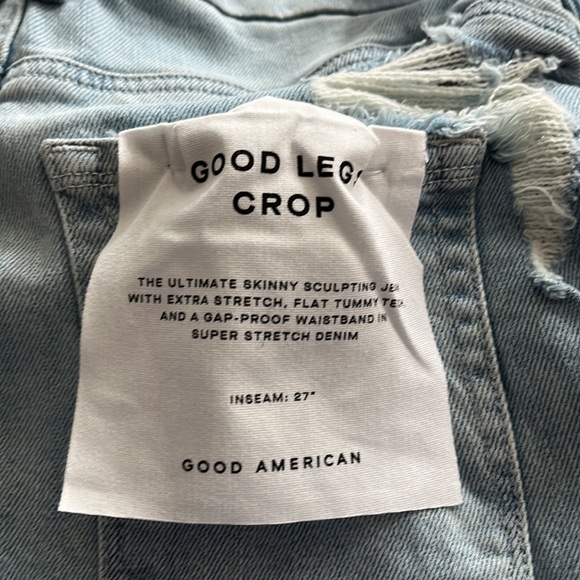 Good American Good Legs Crop (8/29) FINAL SALE - Picture 5 of 7